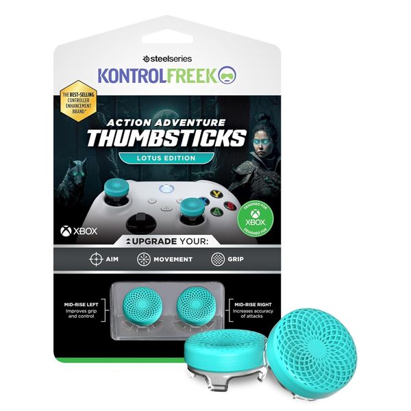 Freek FPS Lotus Performance Analog Thumb Sticks Grips Xbox Series Teal