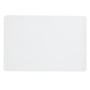 George &amp; Mason - White Rattan Weave Printed Placemats - 4 Pack
