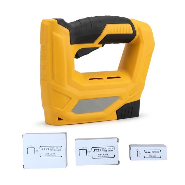 Nail Gun Machine Cordless Electric Staple Gun Brad Nailer for Woodworking
