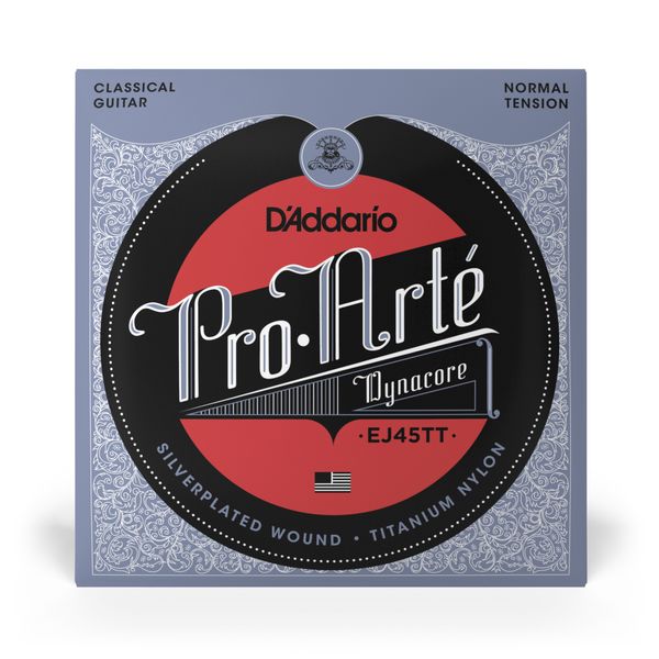 D'Addario EJ45TT ProArte DynaCore Classical Guitar Strings Normal Tension