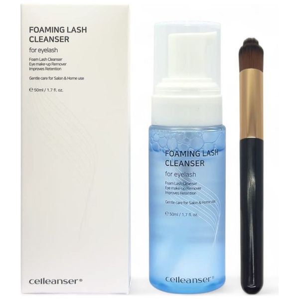 Celleanser Foaming Lash Cleanser for Extensions &amp; Natural Lashes 50ml