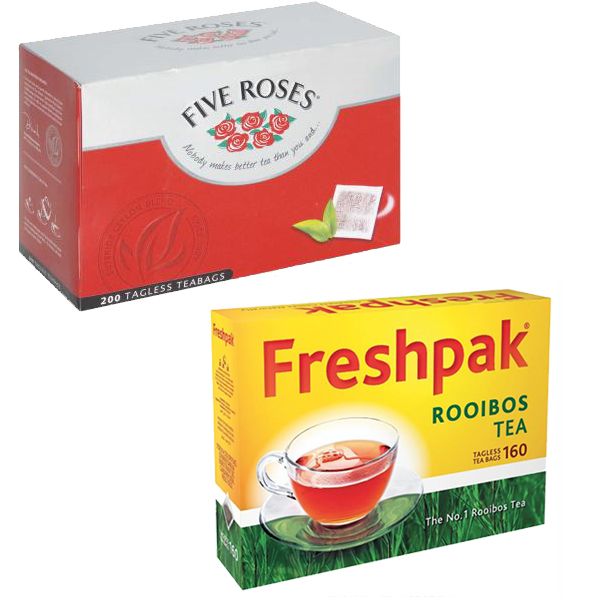 Combination Pack Of Five Roses and Freshpak Rooibos