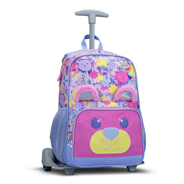 Totem Kids Giggles Kindergarten Trolley School Bag with Removable Base
