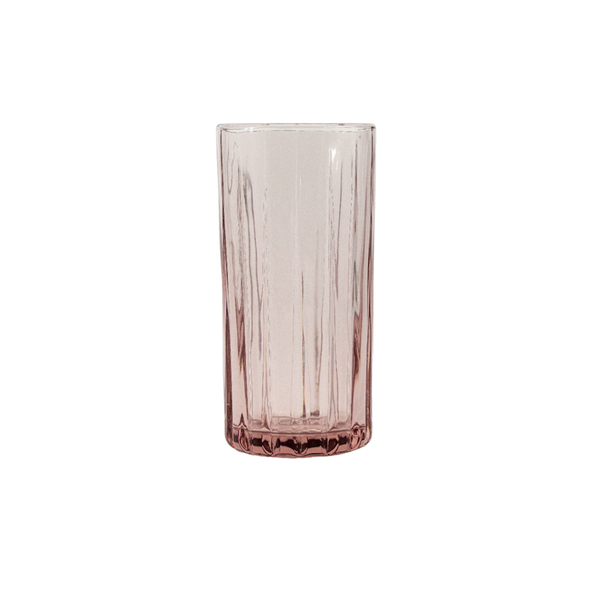 JENNA CLIFFORD - Hand Pressed Hi Ball Pink Set of 4
