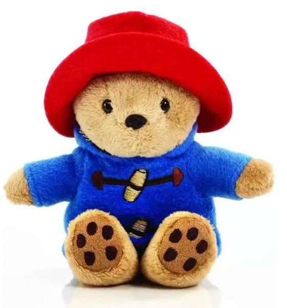 Paddington Teddy Bear Plush Toy - Blue Coat and Red Hat - 15cm
