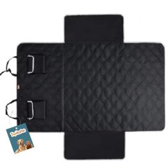 Topika Waterproof Dog Car Boot Seat Cover, Side Flaps &amp; Storage Bags