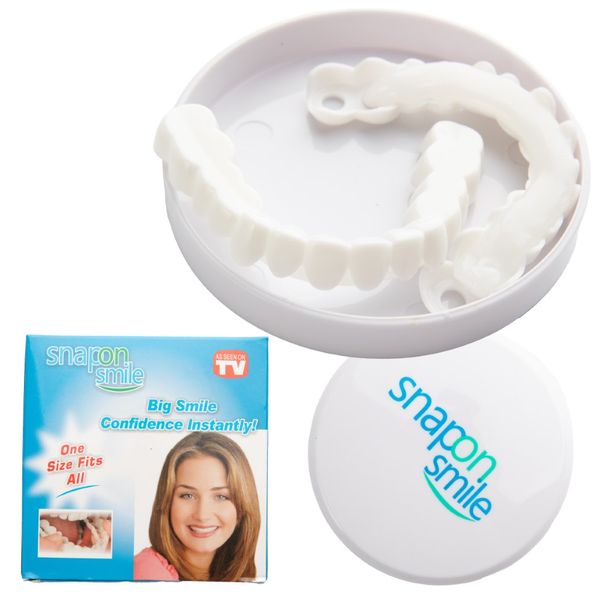 Snap on Smile Temporary Teeth Veneers for Emergency Use