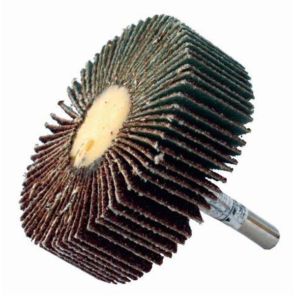 Tork Craft Flap Wheel 40 X 20 X 6mm Shaft 80 Grit Per Each (50 Per Box)