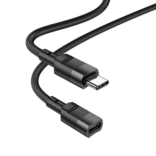 Type-C Male To Type-C Female Extension Cable 1.2M 3A Fast Charging &amp; Data