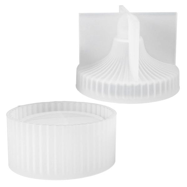 Craft DIY Thick Elegant Silicone Trinket Storage Box Mould - 10cm - 2 Piece