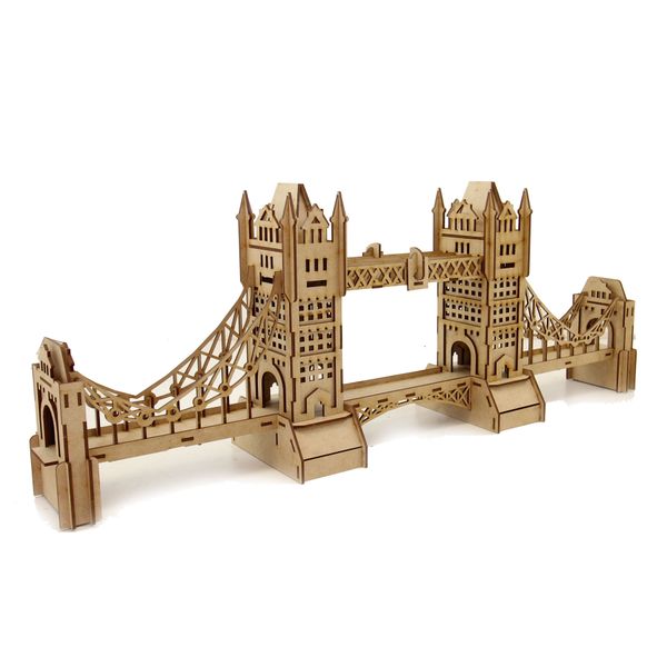 Wow We | 3D Wooden Model | 3D Puzzle | London Tower Bridge | DIY Model Kit