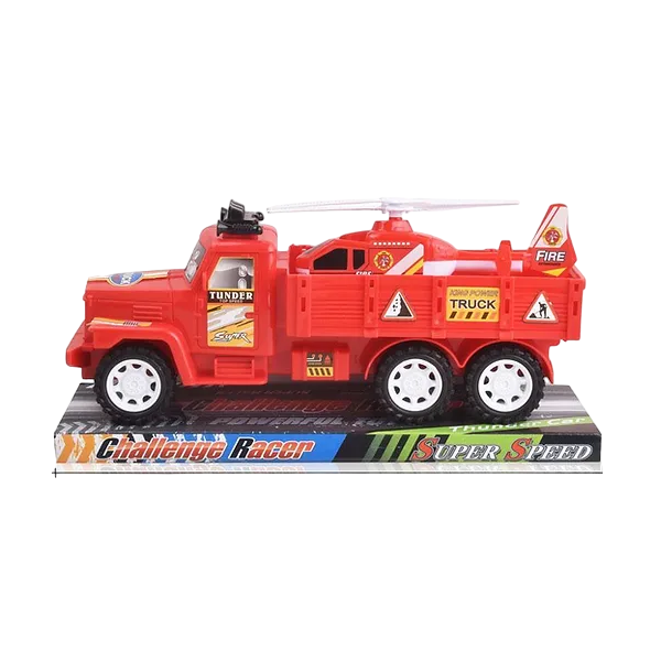 Tub Fire Engine and Helicopter