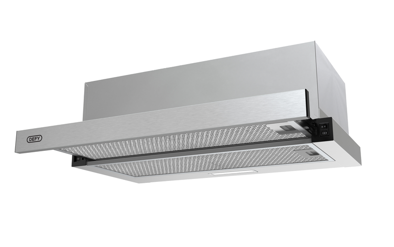Defy 60cm DCH60TCI Telescopic Hood Inox