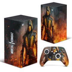 Decal Skin Compatible with Xbox Series X - Mortal Kombat 1 (Decal Only)
