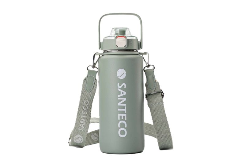 Santeco Erie 2-in-1 Sports Hydration Bottle - Ash Grey - 1200ml