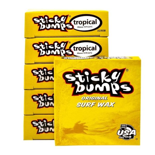 Sticky Bumps Original Tropical - 5-Pack Surfboard Wax