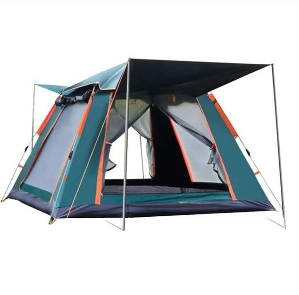 Four Corner Camping Tent Blue 2.15m x 2.15m x 1.42m