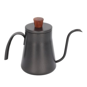 400ml Coffee Drip Kettle Thin Mouth Pour Over Coffee Pot with Lid