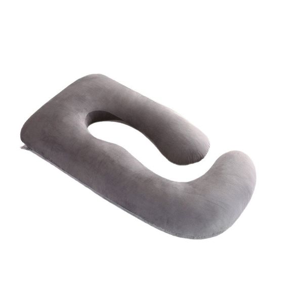 U Shaped Pregnancy Pillow Removable Cover Back Legs Belly Hips Support