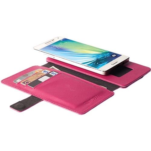 Krusell Malmo FlipWallet for Sony Xperia M4 - Cerise/Pink