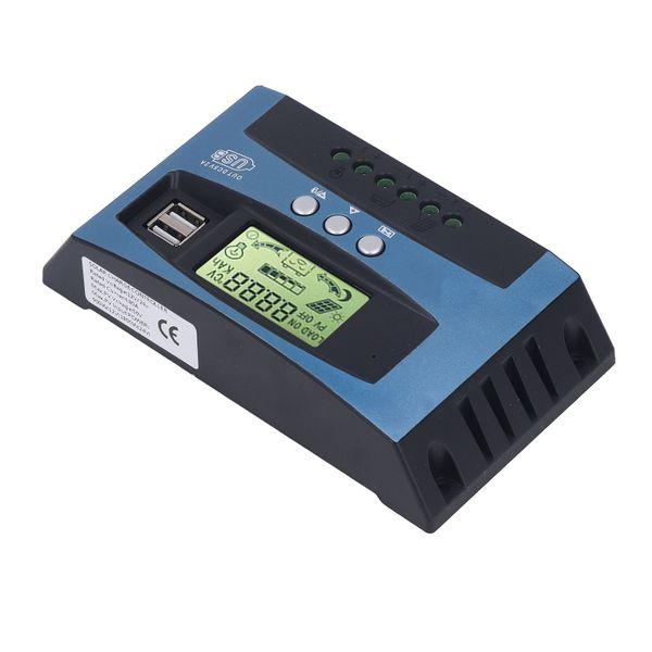 MPPT Solar Charge Controller 12V 24V 80A Display