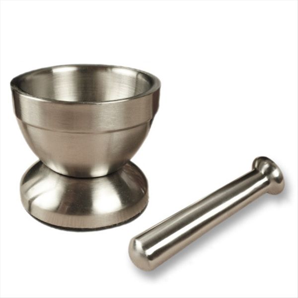 Small Mortar and Pestle Set Stainless Steel Multipurpose Medicine Jar House