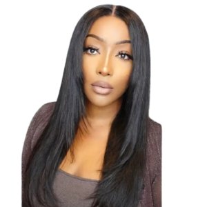 Brazilian Hair Full Frontal Wig, Layered Cut Frontal Wig.