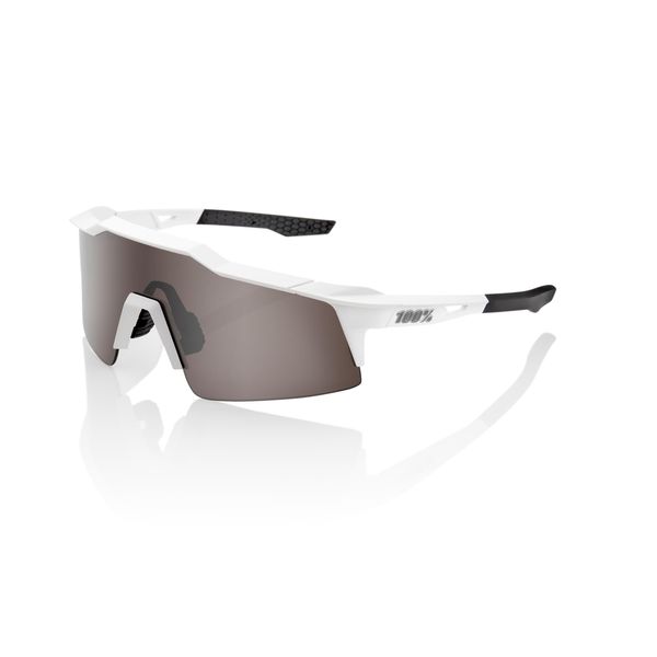 100% Speedcraft SL - Matte White - HiPER Silver