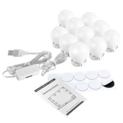 Illuminating Vanity Mirror Lights with Brightness Control Switch