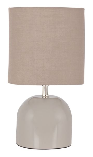 Bright Star Lighting - Metal Table Lamp With Fabric Shade