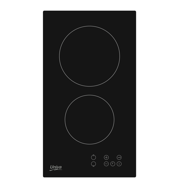 Univa Built-in Ceran 2 Plate Touch Control Domino Hob UDH02TC-1