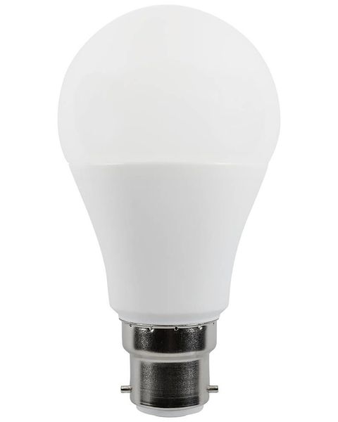 9w LED BULB AL+PL White B22 6 Pcs Pack