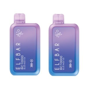 ElfBar BC10000 Rechargeable Disposable Vape 5% - Blue Razz Ice - 2 Pack