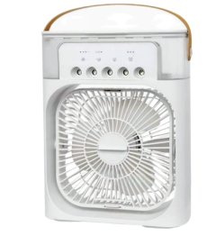 Portable Air cooler Fan with humidifer with RGB light-white