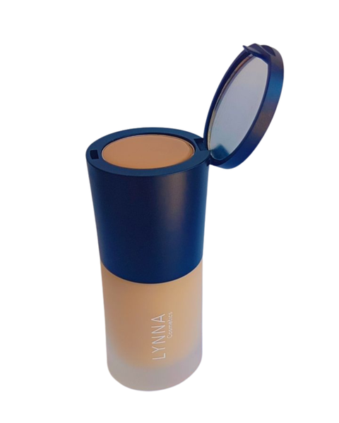 Lynna Cosmetics 2-in-1 Full Coverage Foundation &amp; Creamy Concealer-Warn Tan