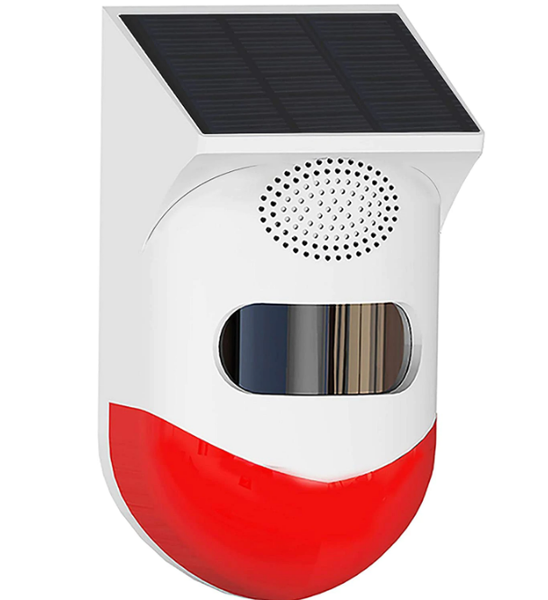 Outdoor Solar Light &amp; Siren Alarm