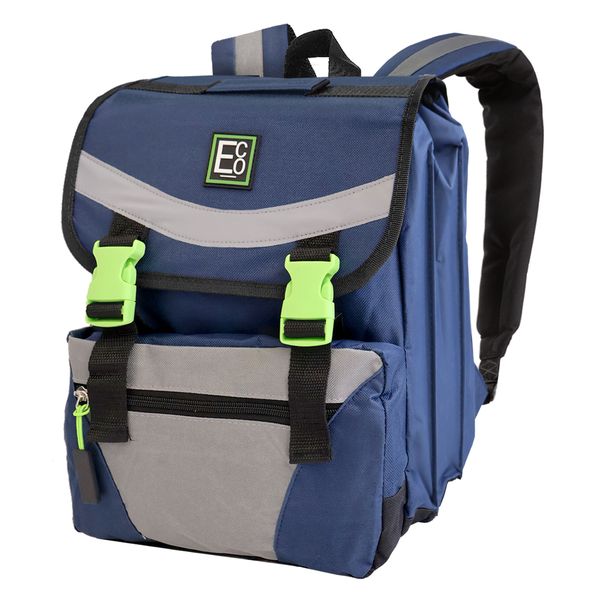 ECO Student Backpack with 3 Internal Dividers &amp; Lunchbox Pocket- 29L