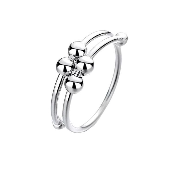 Fidget Bead Anxiety Ring - 4 Beads