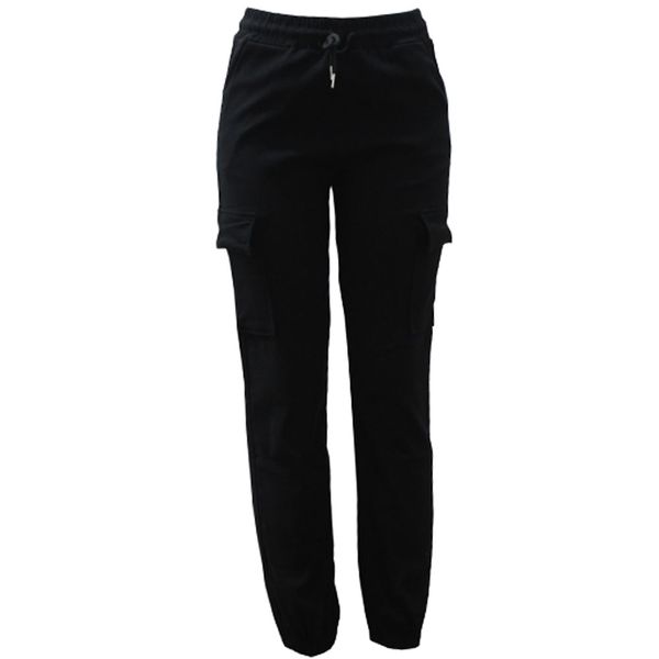 Purple &amp; Prose Black High Waist Cargo Pants
