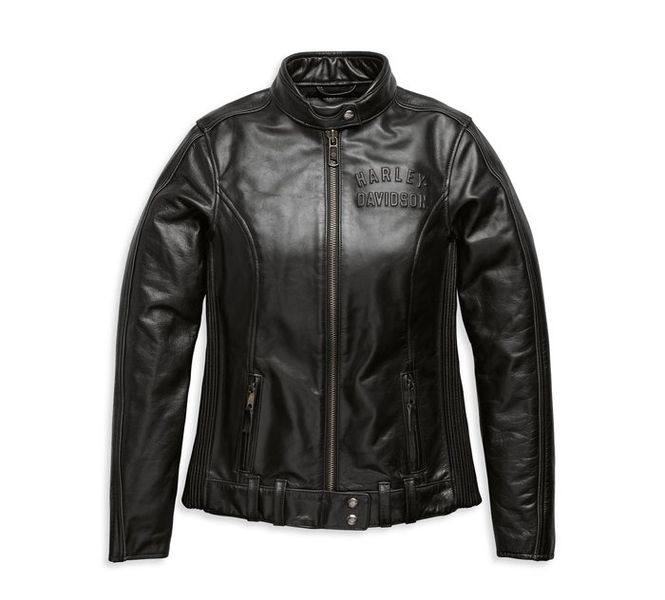 Harley-Davidson Women's Enodia Leather Riding Jacket.