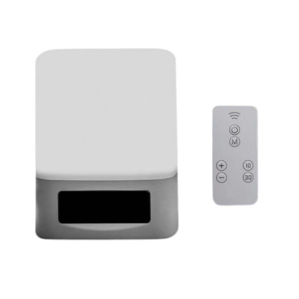 Rechargeable LED Bedside Light With Digital Clock and Remote Control