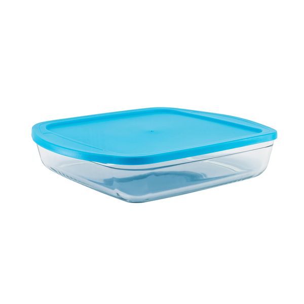Addis - 1.6 Litre Square Glass Oven Baking Dish with Lid