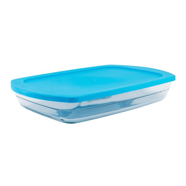 Addis - 2 Litre Rectangle Glass Oven Baking Dish with Lid
