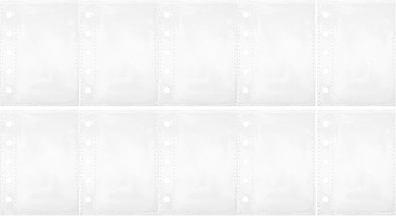 10 Sheets Photo Page Protectors - M5 Photo Sleeves for 5 Ring Binder