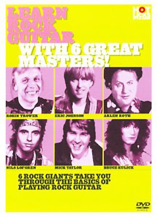 Learn Rock Guitar With 6 Great Master (DVD)