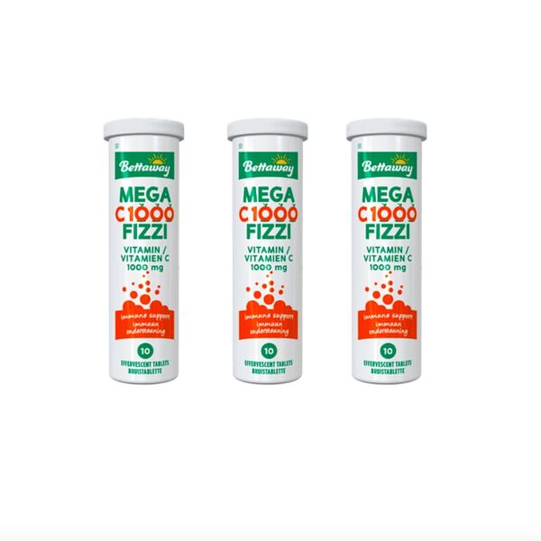 Bettaway Mega C1000 Vitamin C Immune Support - 30 Effervescent Tablets
