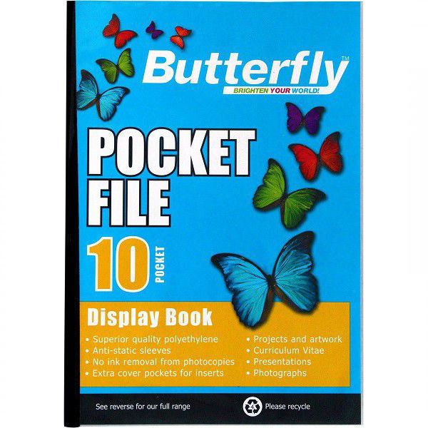 Butterfly Pocket File A4 - 10 Page