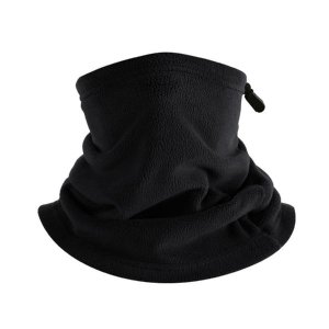 Winter Neck Gaiter Face Cover Classic Adjustable Cotton Fleece Breathable