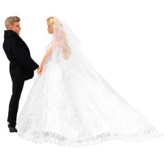 Baai'Bi Doll Clothing - Wedding Gown &amp; Suit