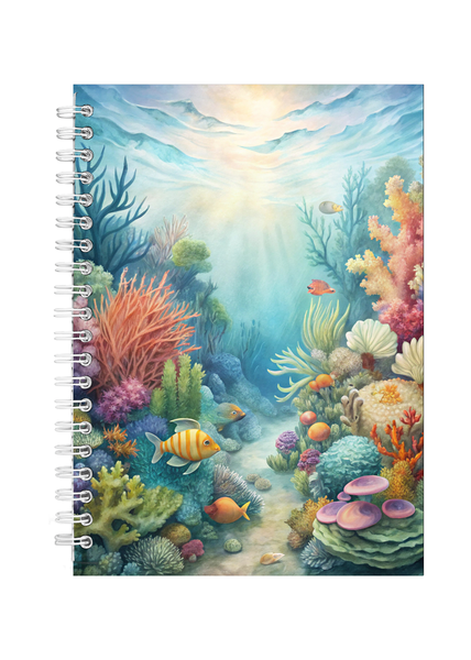 Underwater Coral Reef 2 Gift Idea Writing Book Notepad Notebook A5 504